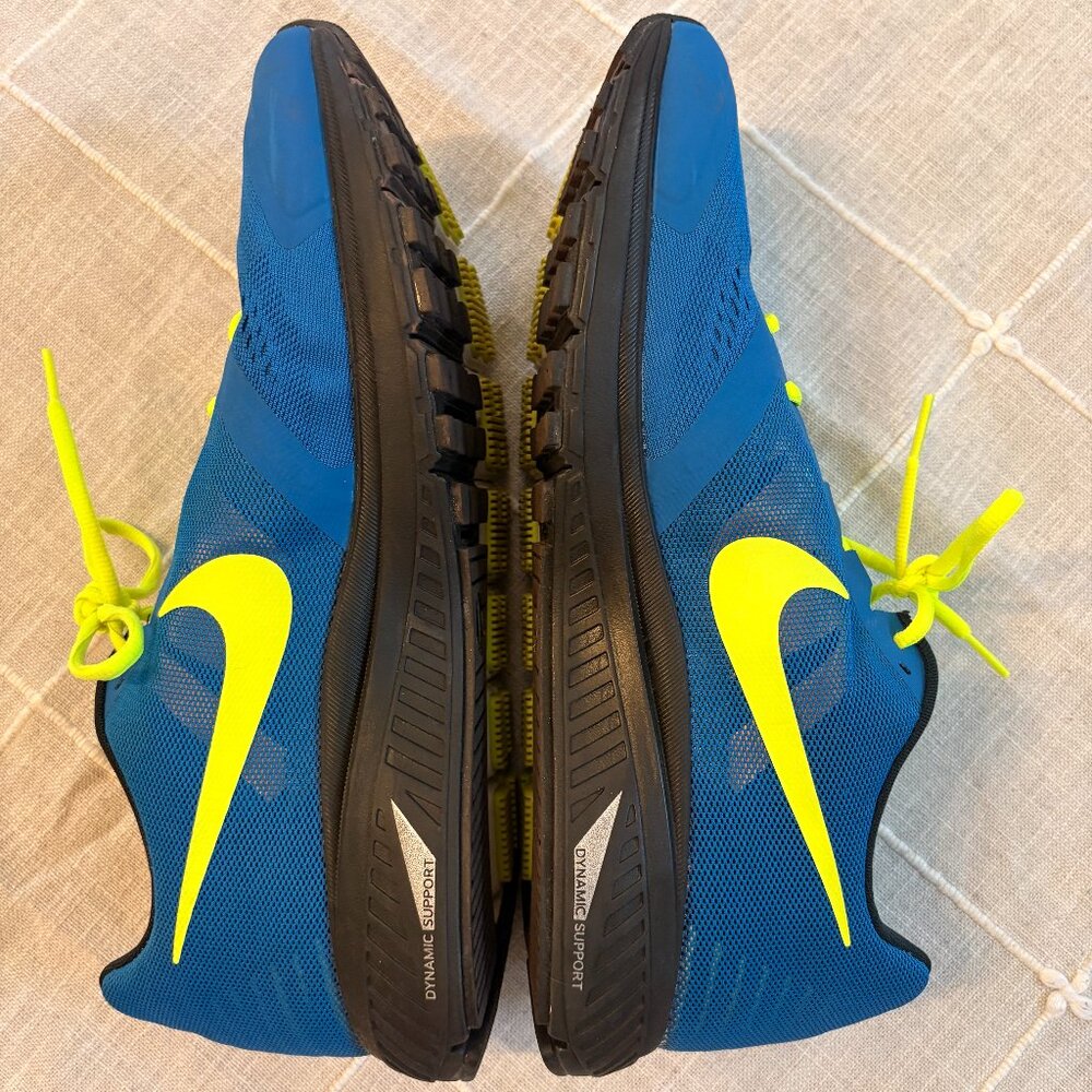 Nike Air Zoom Structure 17 | Men’s Size 13 | Blue Hero & Lime - Picture 4 of 5